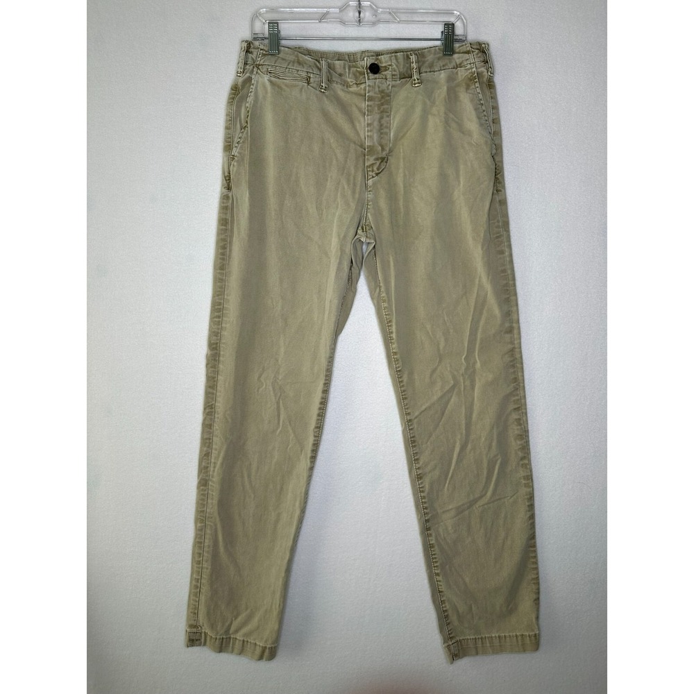 American Eagle Men Tan Khaki Pants Ne(x)t Level Flex Chino 32x34